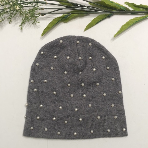 Zara Pearly Embellished Beanie - Picture 4 of 6